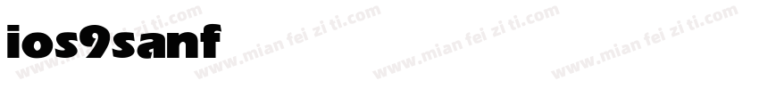 ios9sanfranciscodisplay ultralight字体转换